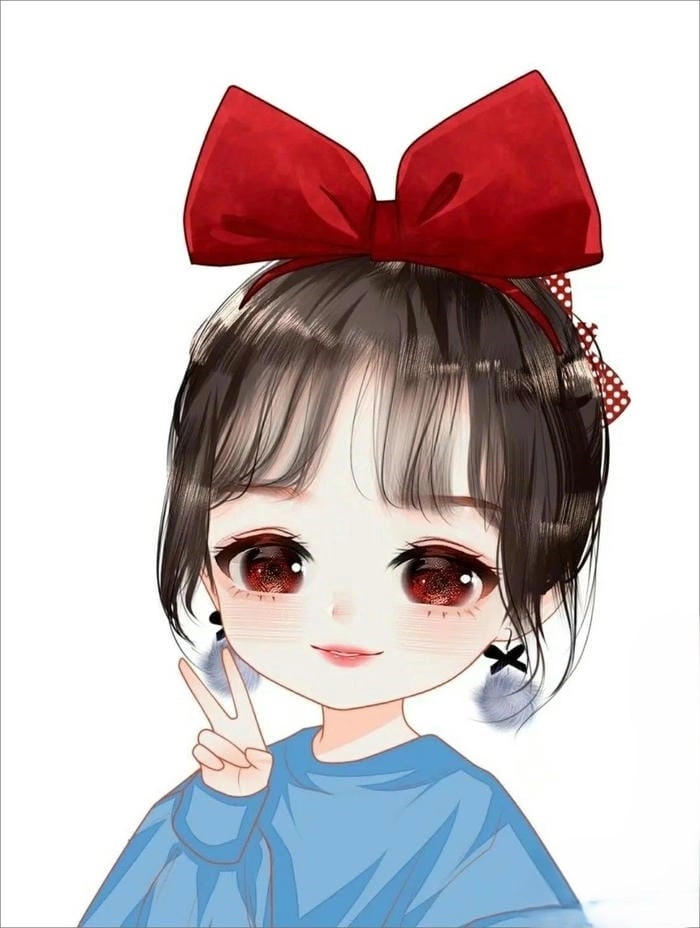 Lưu ngay avatar chibi hình ảnh chibi nữ cute độc đáo