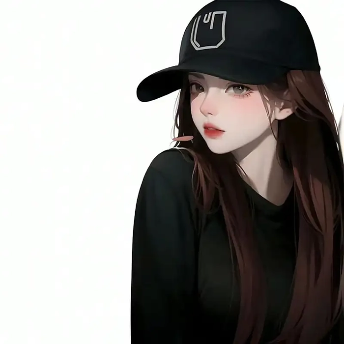 Làm nổi bật với avatar chibi nữ cute màu tím dễ thương