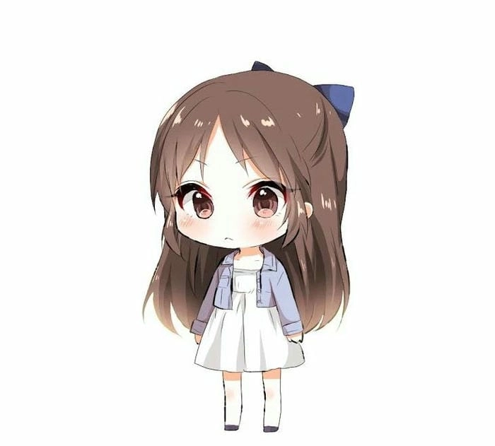Bộ sưu tập avatar chibi nữ cute đeo kính cá tính