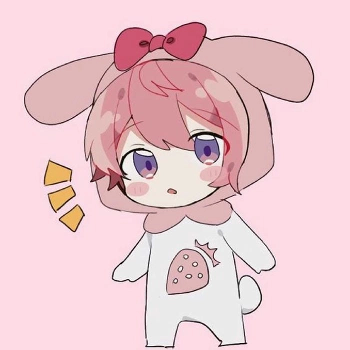 Mẫu hình ảnh chibi nữ cute tết đón xuân cực đẹp