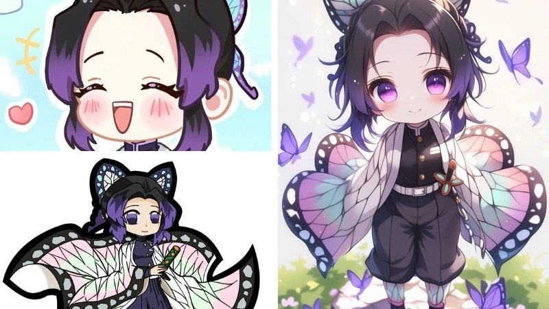 Ngắm nhìn shinobu chibi cute siêu dễ thương