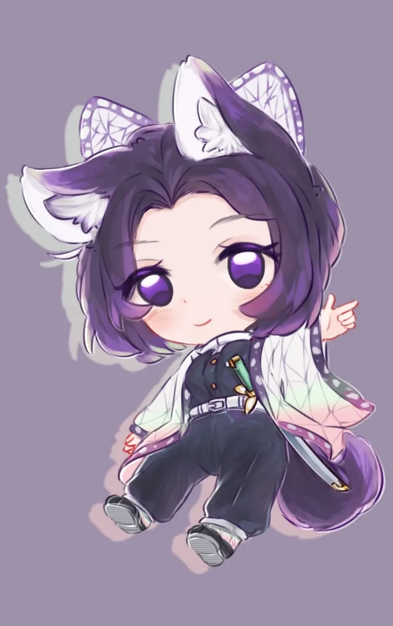 Ngắm demon slayer shinobu chibi cực xinh