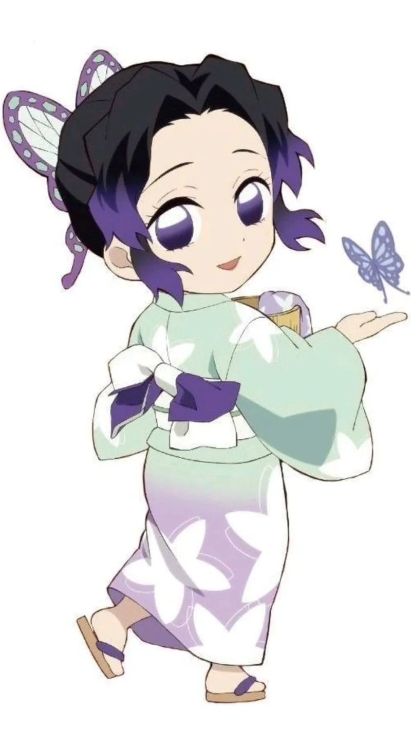 Bộ cute kawaii shinobu chibi siêu yêu