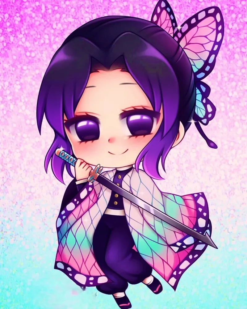 Ngắm nhìn cute shinobu chibi dễ thương