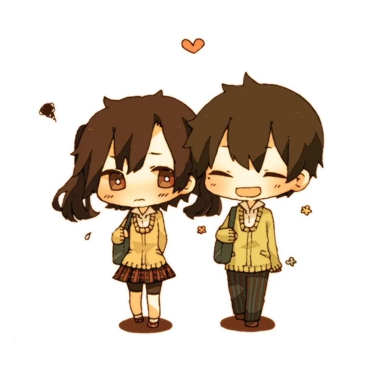 Chia sẻ ngay ảnh cặp đôi chibi cute siêu dễ thương