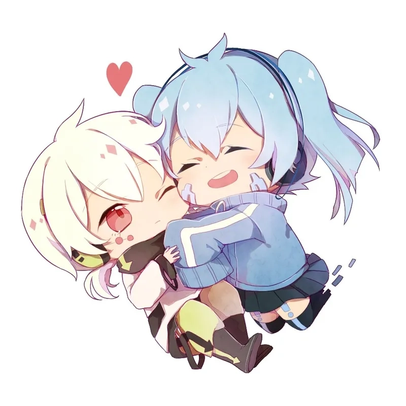 Lưu trữ ảnh anime chibi cặp đôi cực yêu