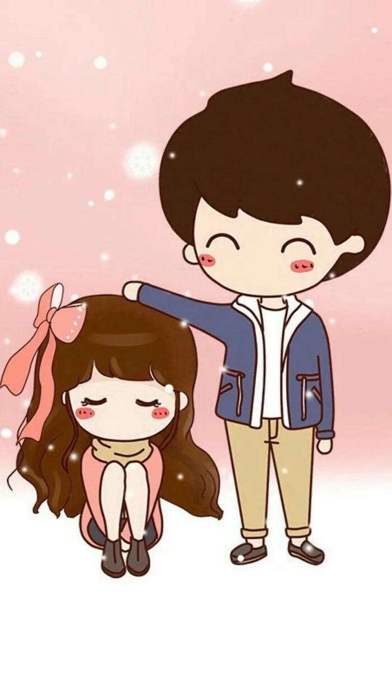 Tải về ảnh chibi đôi cực xinh