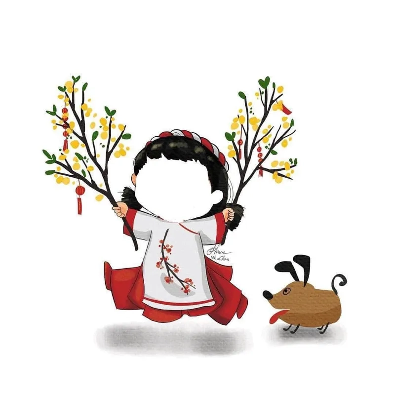 Đừng bỏ lỡ avatar tết 2024 anime cực chất