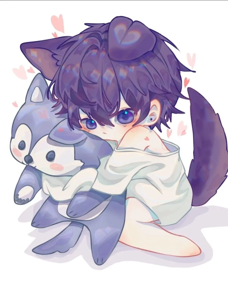 Thưởng thức hình nền cute chibi nam siêu dễ thương