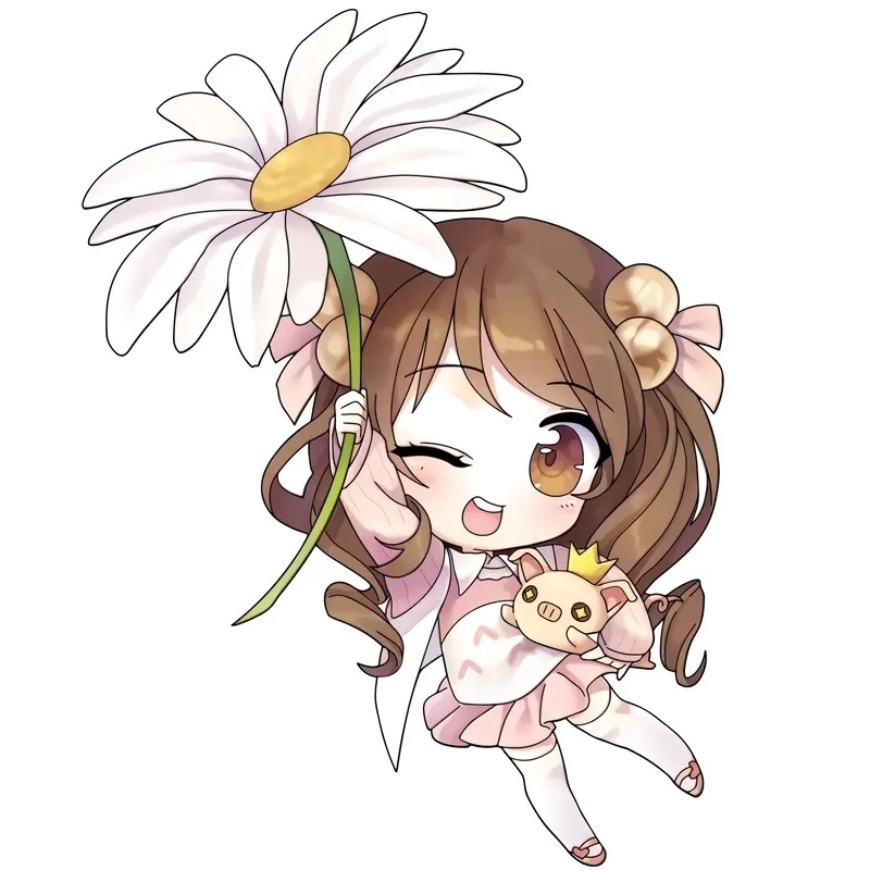 Bộ sưu tập hình nền chibi nữ cute mới nhất