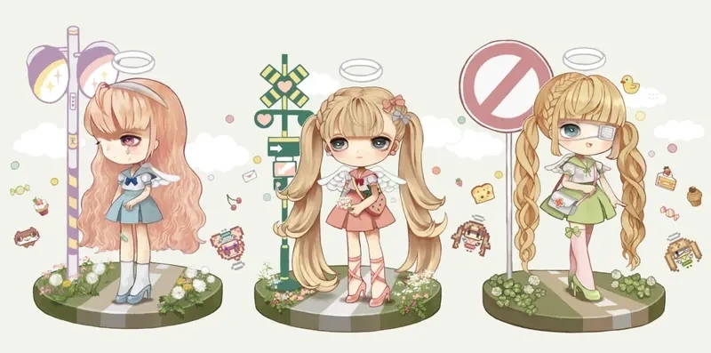 Chiêm ngưỡng chibi cute hình nền dễ thương