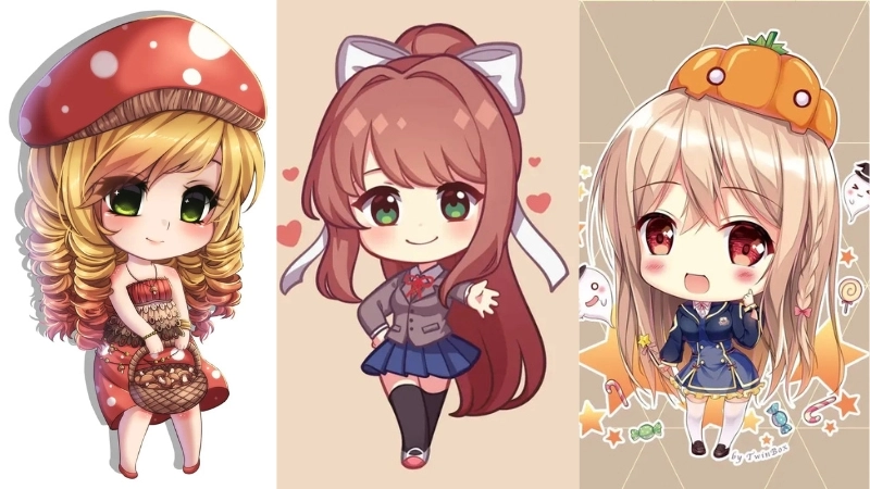 Hình nền chibi cute là như thế nào