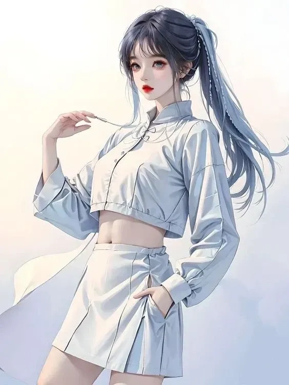 Mô hình 3D cô gái dễ thương siêu cute và chi tiết hoàn hảo