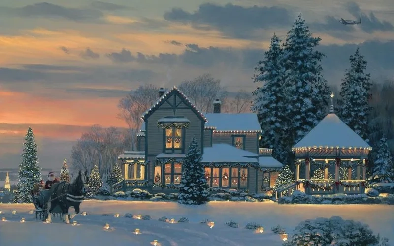 Tải về ngay hình nền merry christmas đẹp rực rỡ