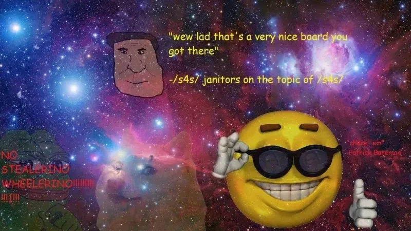 Cá tính riêng biệt với hình nền vô tri meme