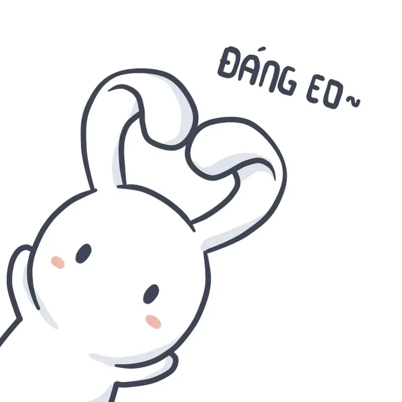 Bảy màu đáng yêu với hình nền thỏ bảy màu meme