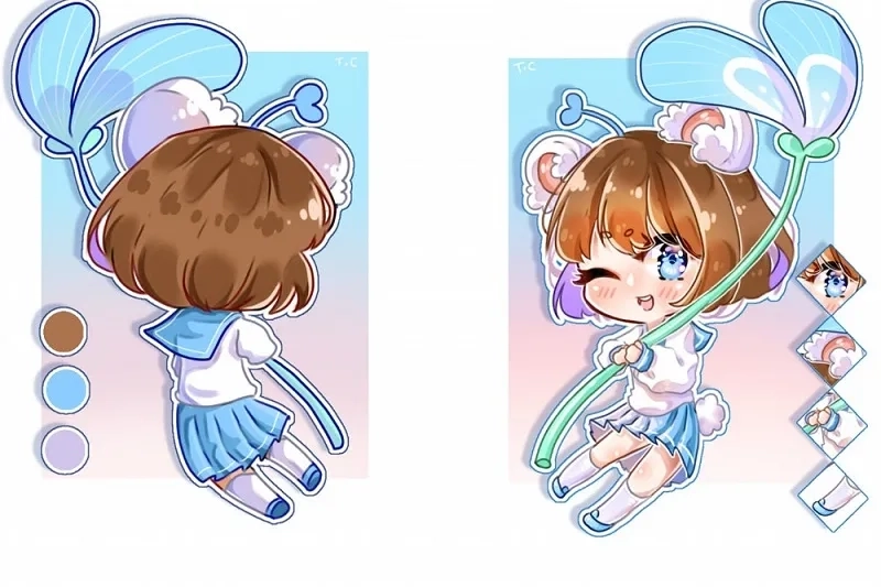 Xem ngay bộ ảnh chibi mèo simmy đáng yêu nhất