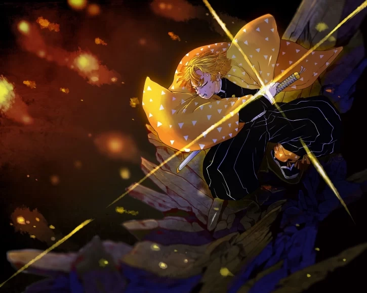 Hình nền máy tính Zenitsu chất lượng siêu cao