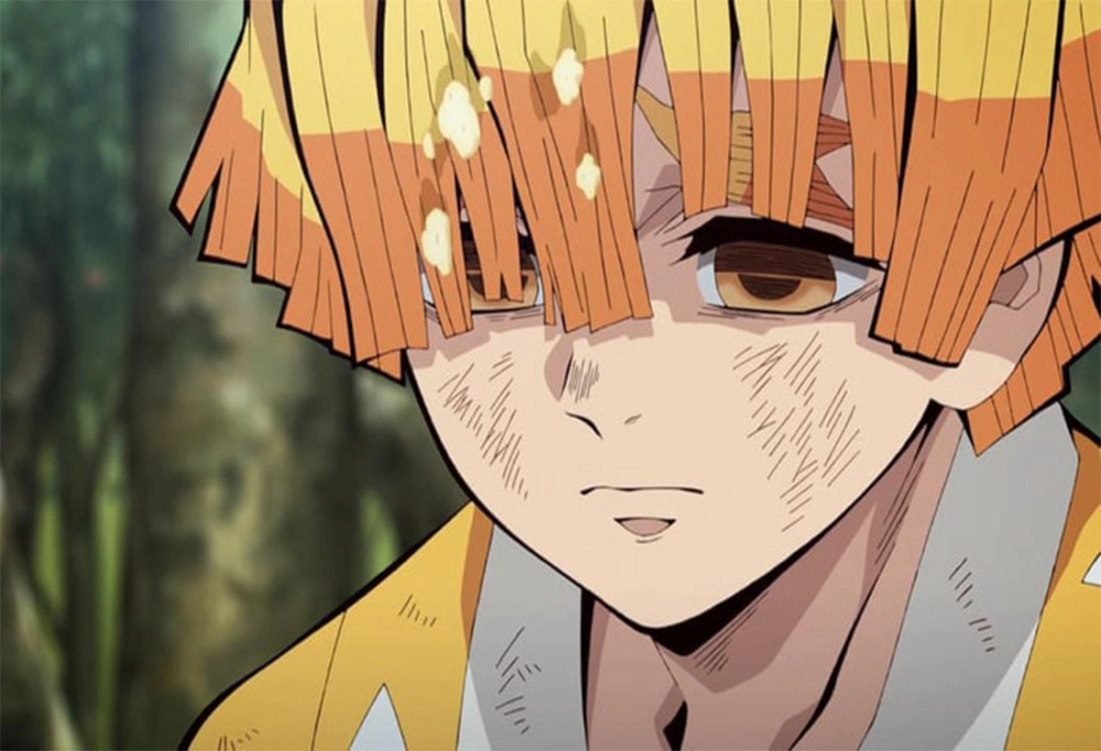 Hình nền anime Zenitsu khiến màn hình rực sáng