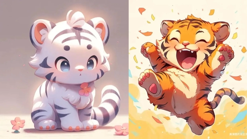 Ảnh hổ chibi là như thế nào