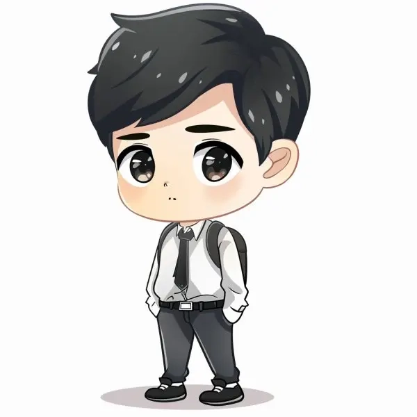 Bộ sưu tập hình chibi học sinh dễ thương nhất