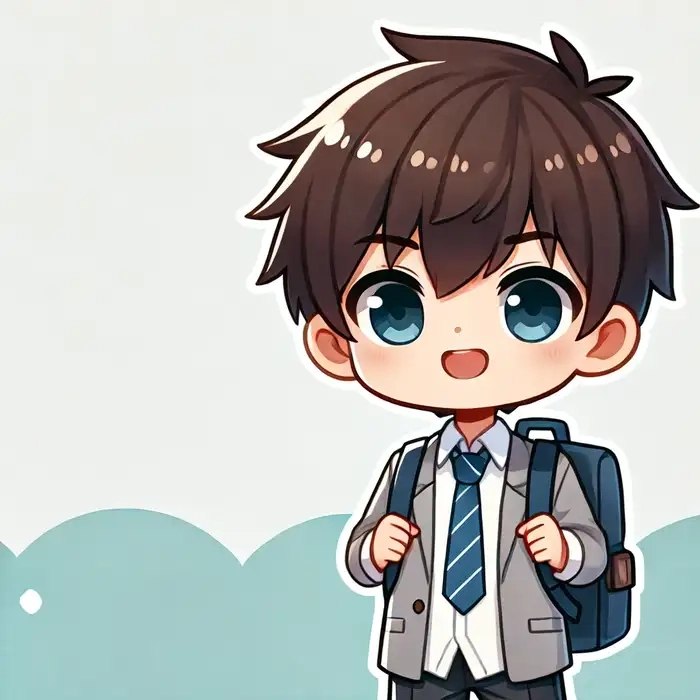 Ngắm nhìn chibi đọc sách tập trung siêu dễ thương