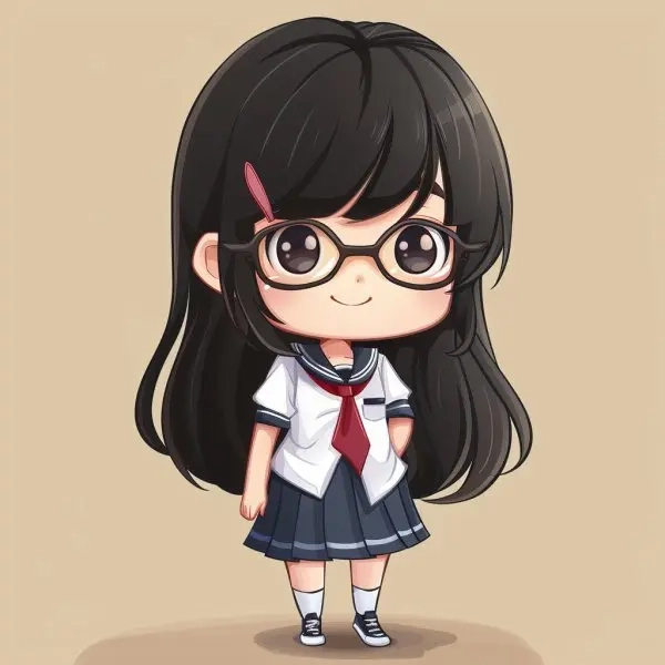 Tuyển tập ảnh chibi học bài vui nhộn dễ thương