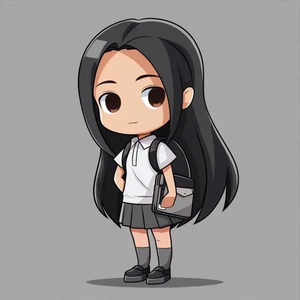 Hướng dẫn vẽ học sinh chibi đơn giản dễ làm