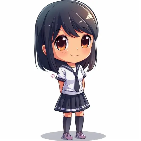 Xem ngay hình chibi học tập cute và sinh động