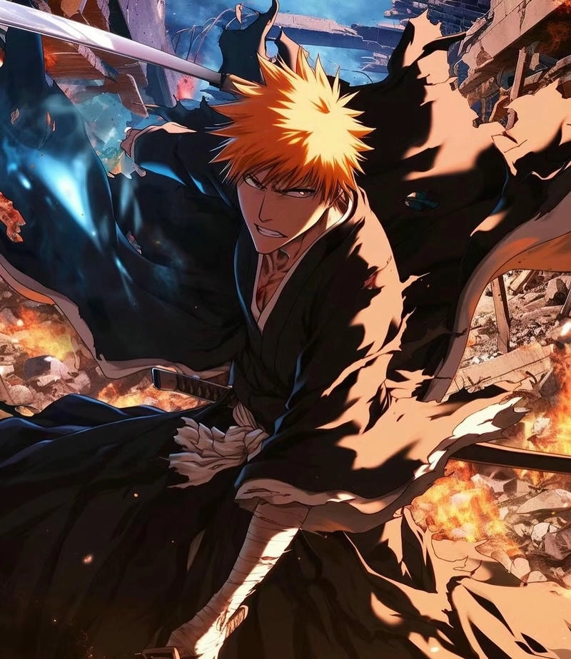 Ichigo png phục vụ cho thiết kế đậm cá tính