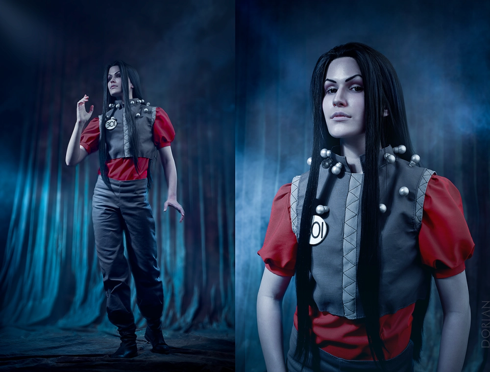 Hxh Illumi Cosplay thể hiện vẻ ngoài bí hiểm