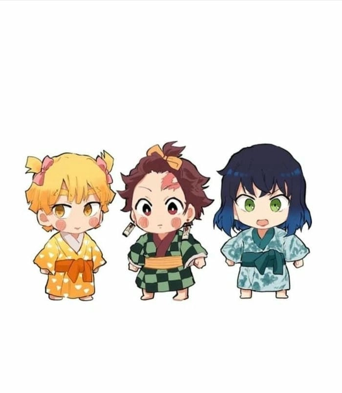 Tình bạn thân thiết của aoi x inosuke chibi