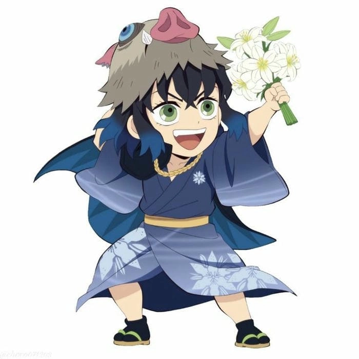 Sưu tập inosuke chibi sticker siêu đáng yêu