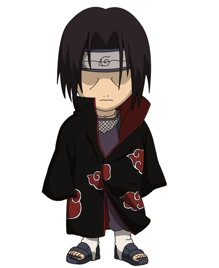 Ảnh Itachi Uchiha chibi siêu dễ thương nhưng vẫn giữ nét lạnh lùng đặc trưng