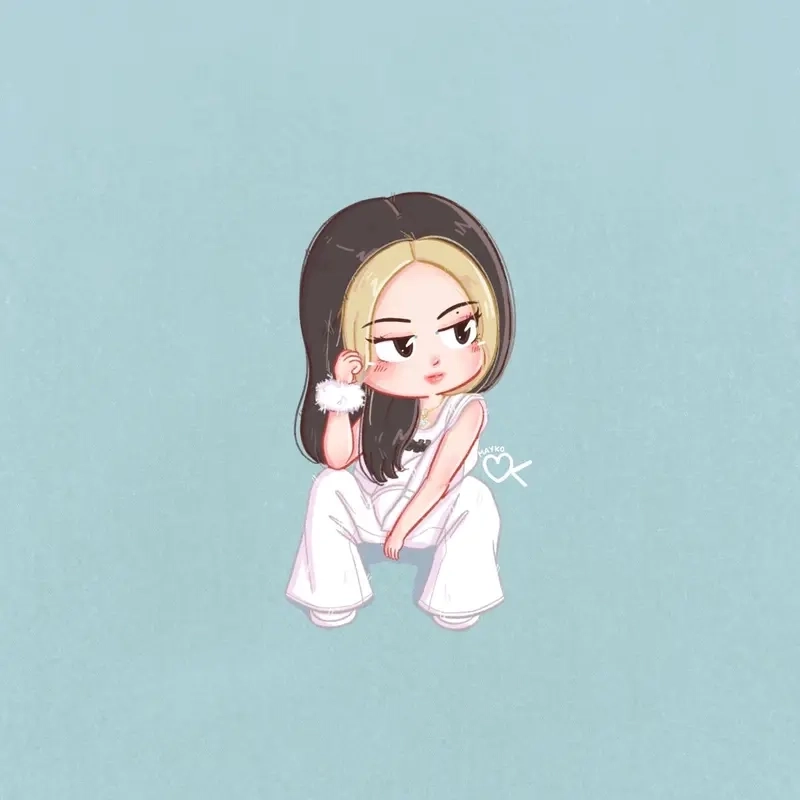 Ý tưởng vẽ jennie blackpink chibi sáng tạo