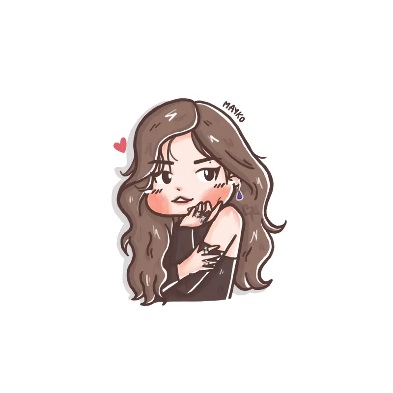 Ngắm nhìn jennie kim chibi đẹp lạ