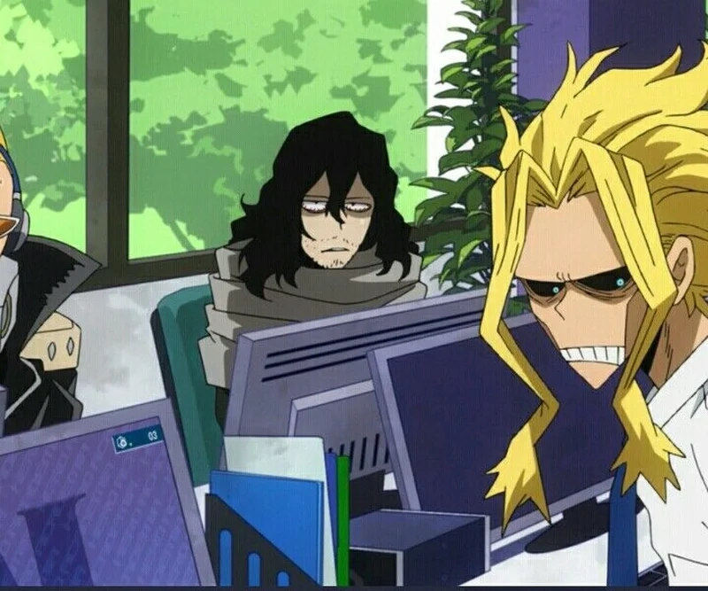 Aizawa x All Might hai tượng đài giao thoa