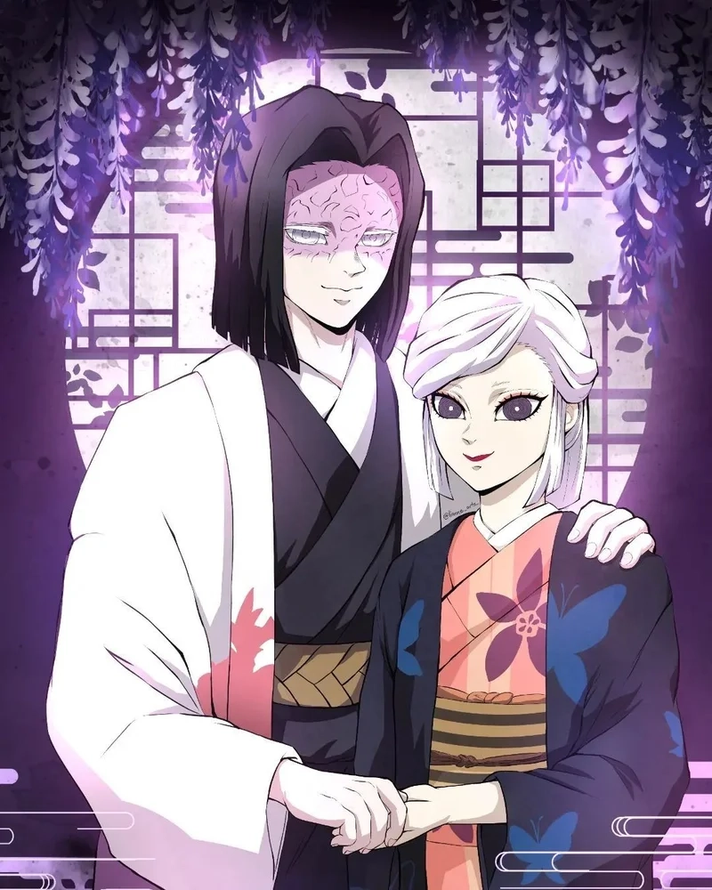 Ubuyashiki x Amane sánh đôi trong bóng tối