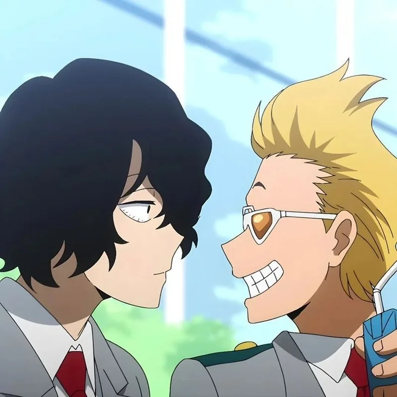 Aizawa x Mic fanart những cái chạm dịu dàng