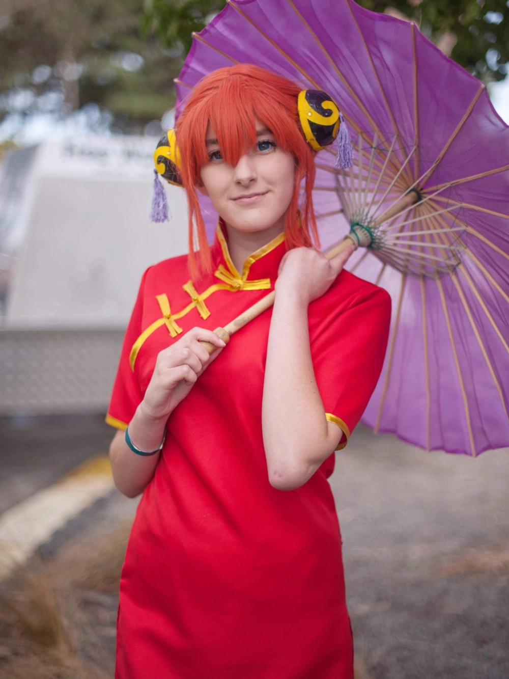 Cosplay Kagura Gintama tái hiện thần thái hoàn hảo
