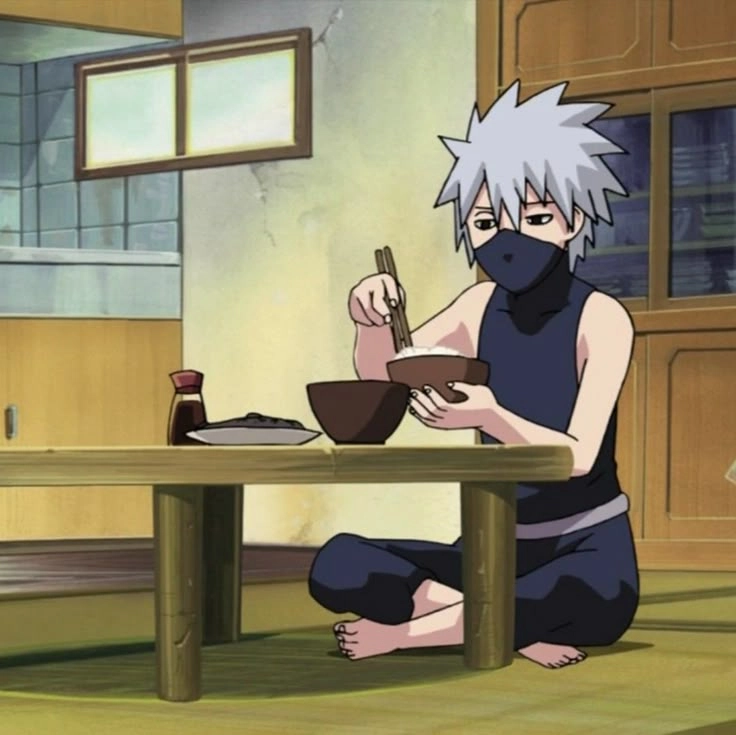 Hatake Kakashi lúc nhỏ thần đồng với ánh mắt lạnh lùng