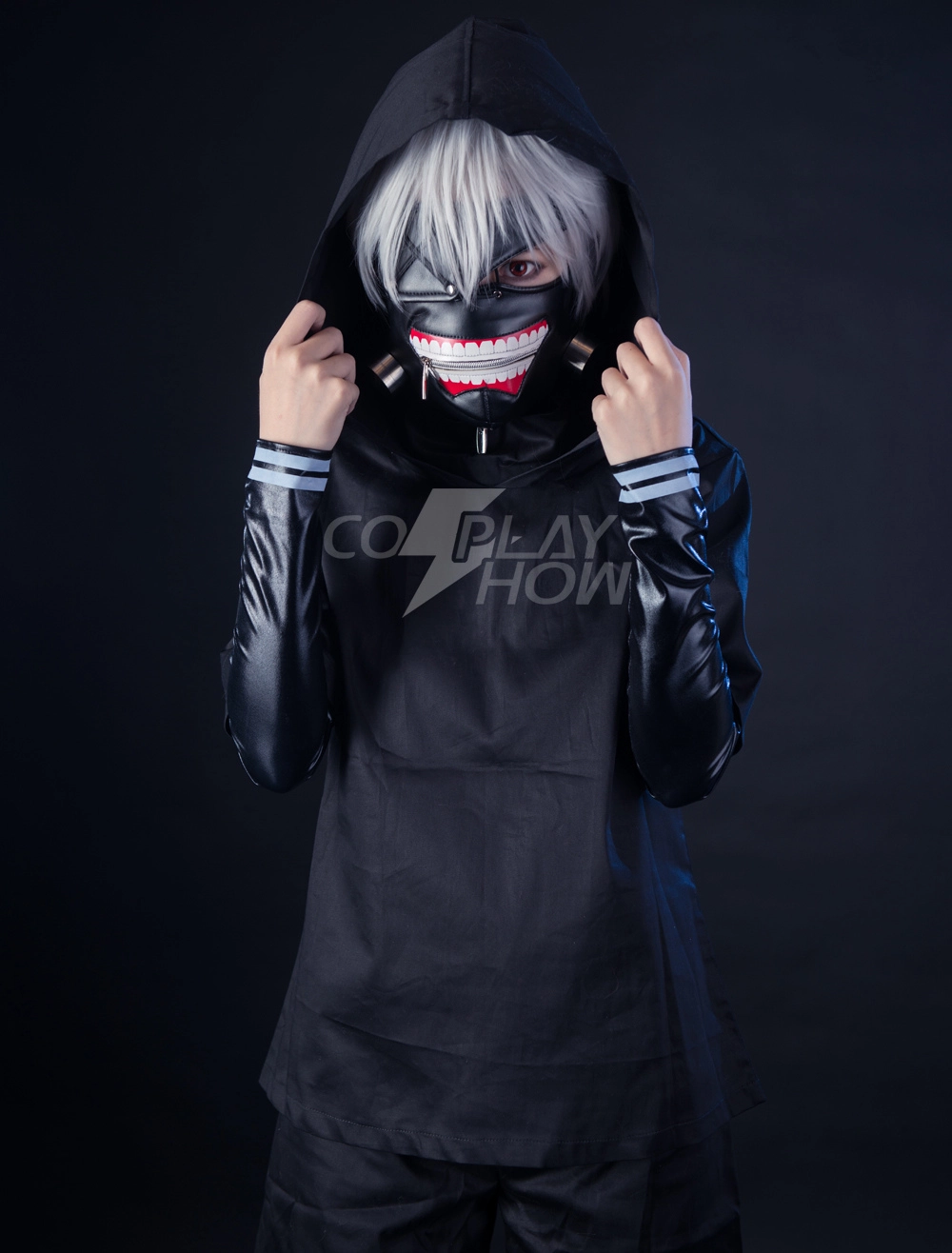 Kaneki Ken cosplay mask là điểm nhấn biểu tượng ghoul thức tỉnh
