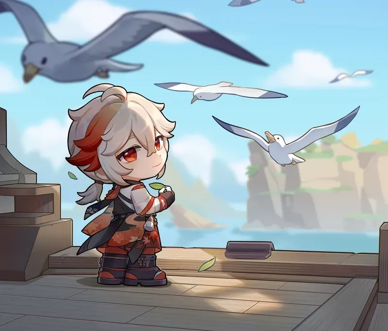 Khám phá hình ảnh kazuha chibi dễ thương