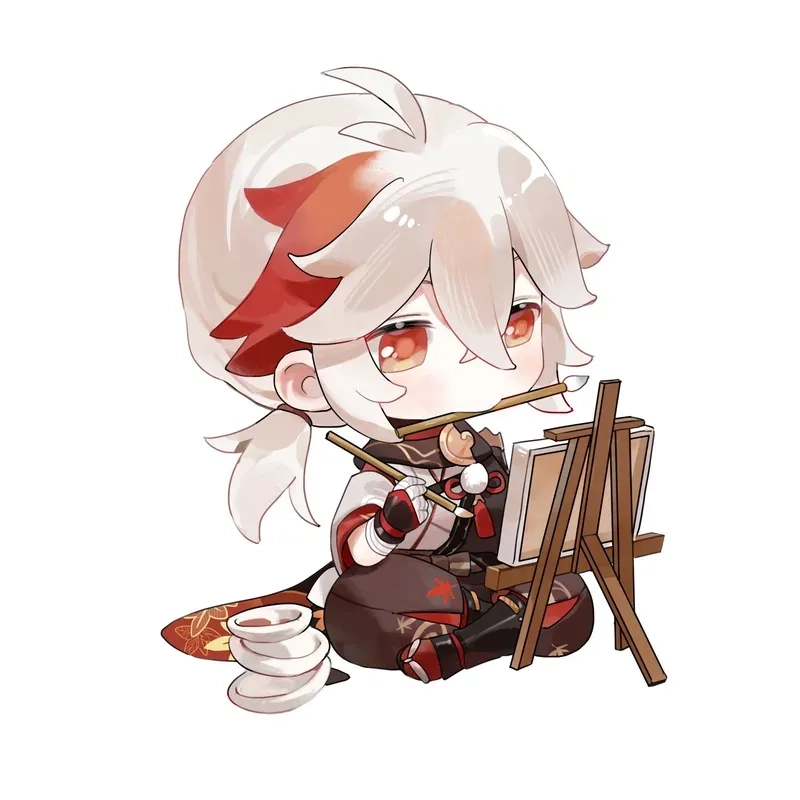 Hình xiao x kazuha chibi ngọt ngào và sinh động