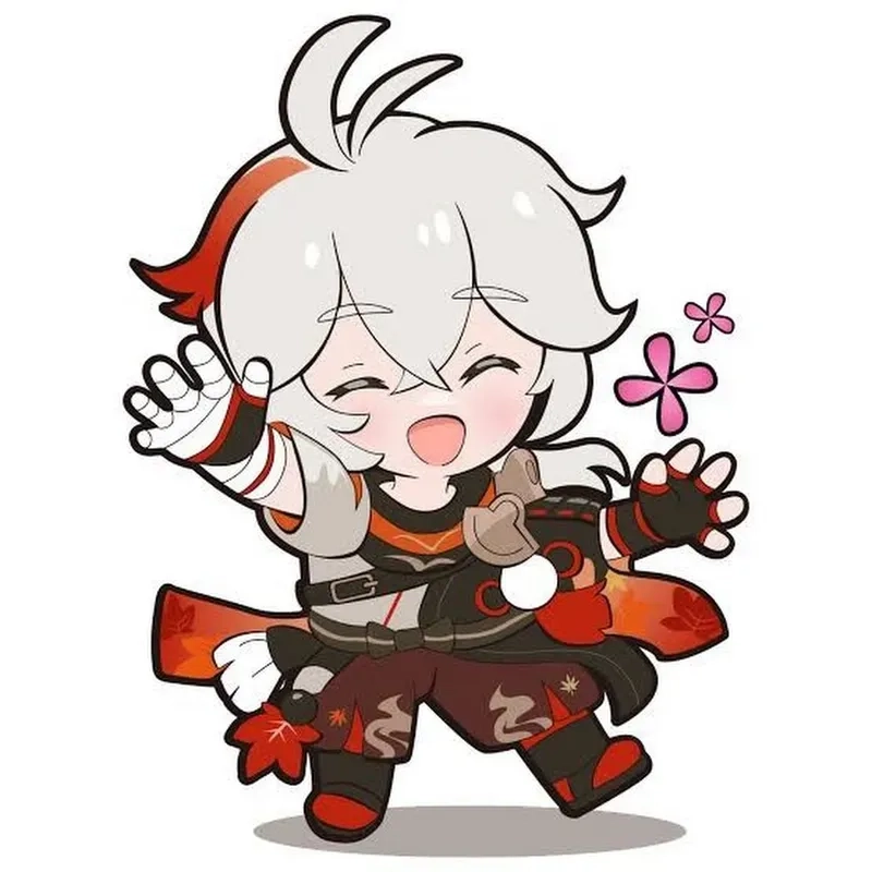 Ngắm phong cách anime kazuha chibi lạ mắt