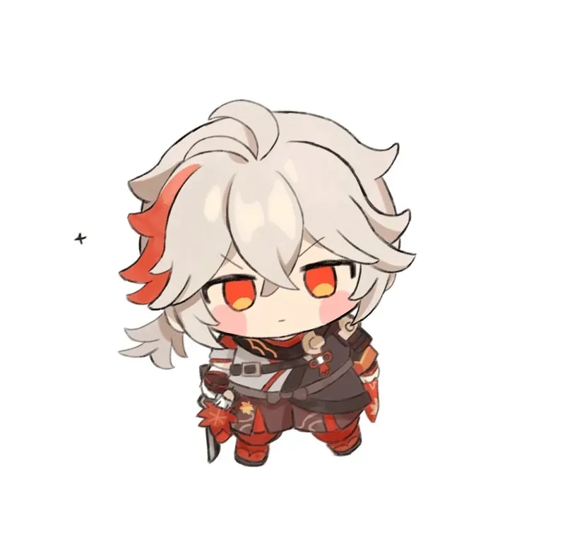 Tổng hợp hình ảnh kazuha chibi genshin đầy màu sắc