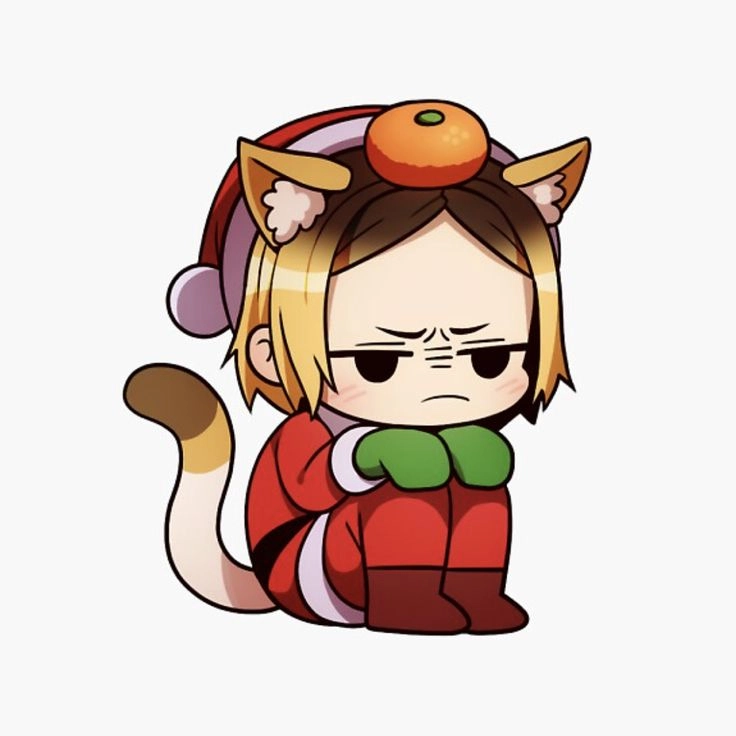 Cat Kenma trong fanart nhìn là muốn ôm liền