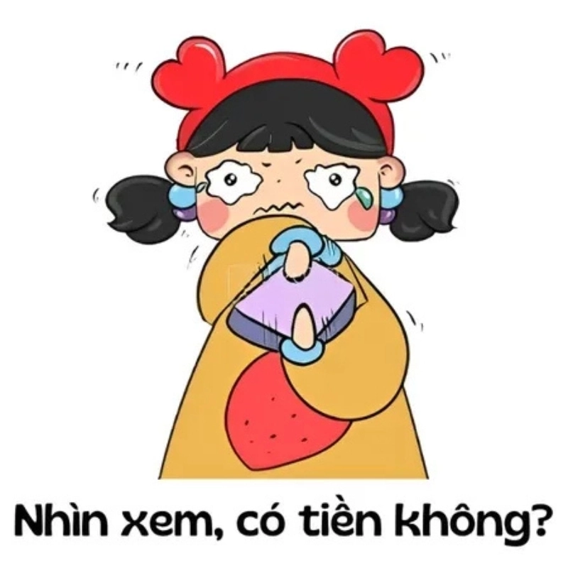 Hết tiền nhưng vẫn phải tấu hài với meme không có tiền