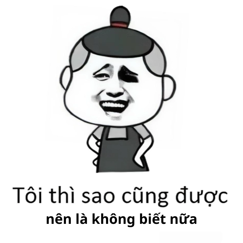 Nhẹ nhàng mà thấm với meme không có chi