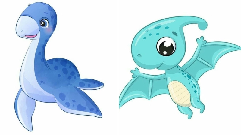 Ảnh khủng long chibi là như thế nào